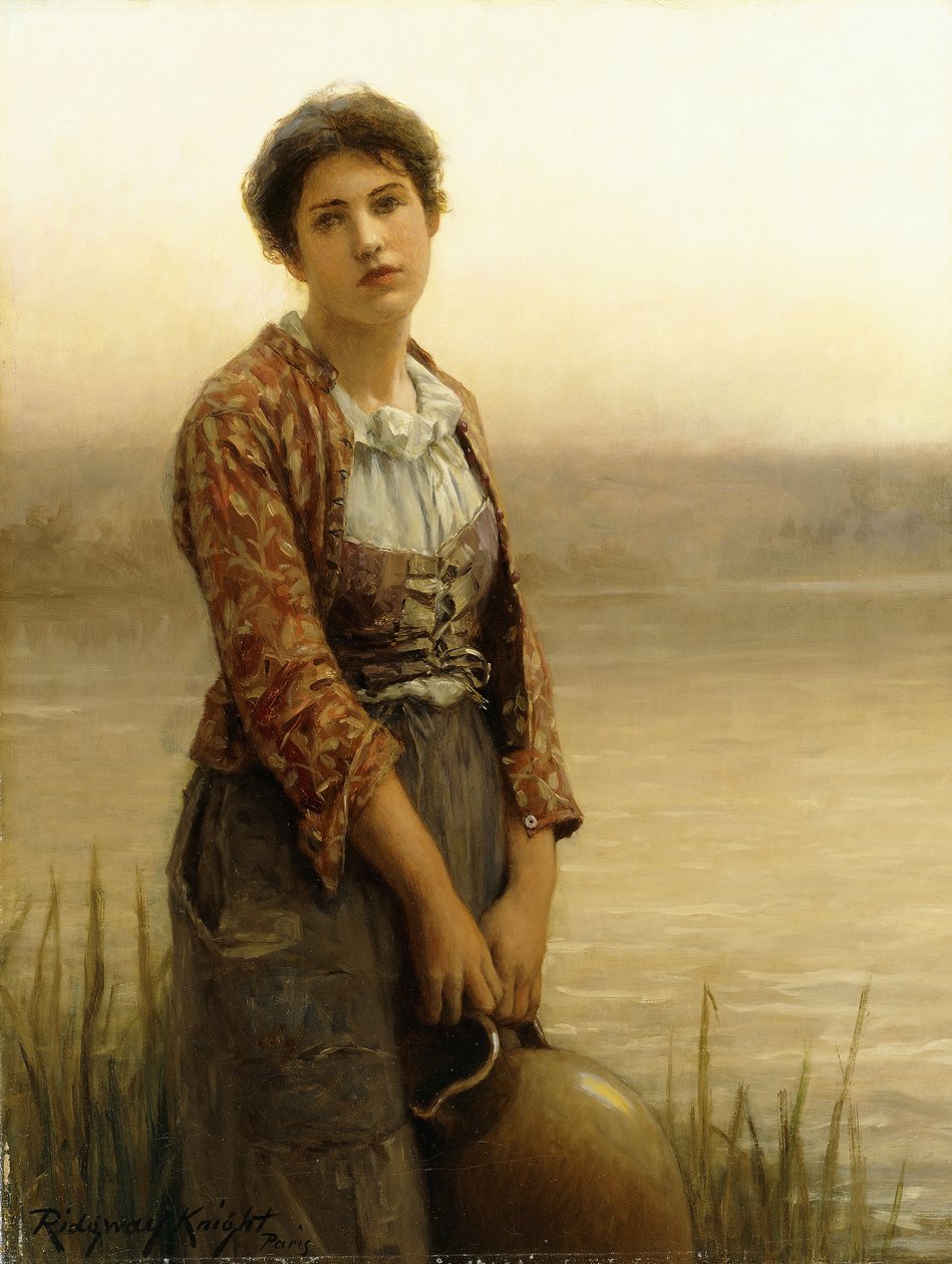 A vízhordozó, alkotó: Daniel Ridgway Knight