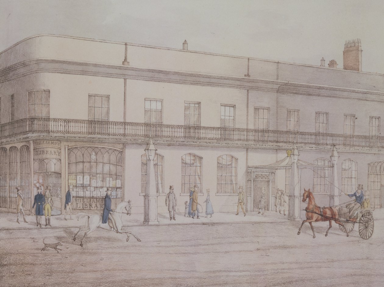 Assembly Rooms & Williams Library, Cheltenham, 1821 alkotó: Daniel Thomas Egerton