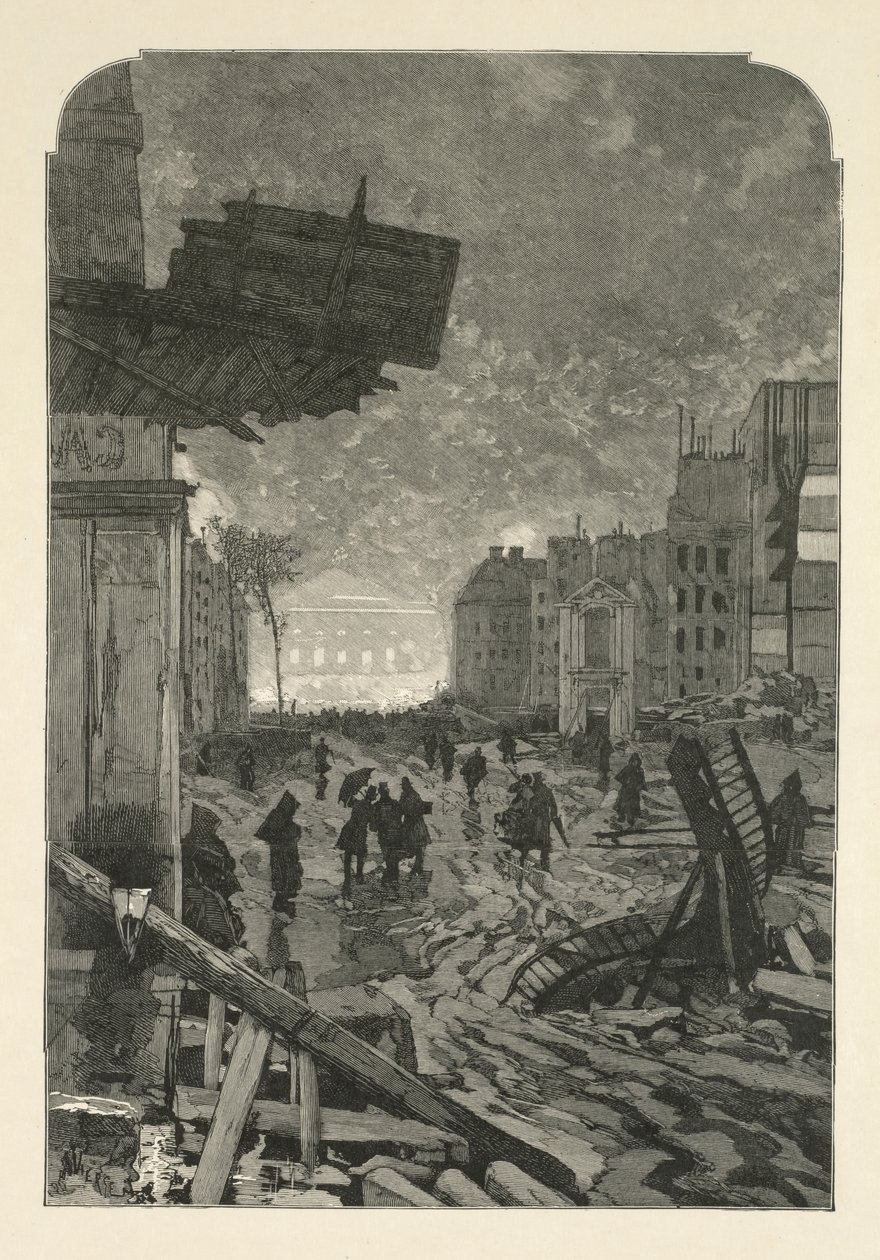 Lebontás, 1869. alkotó: Daniel Urrabieta Vierge