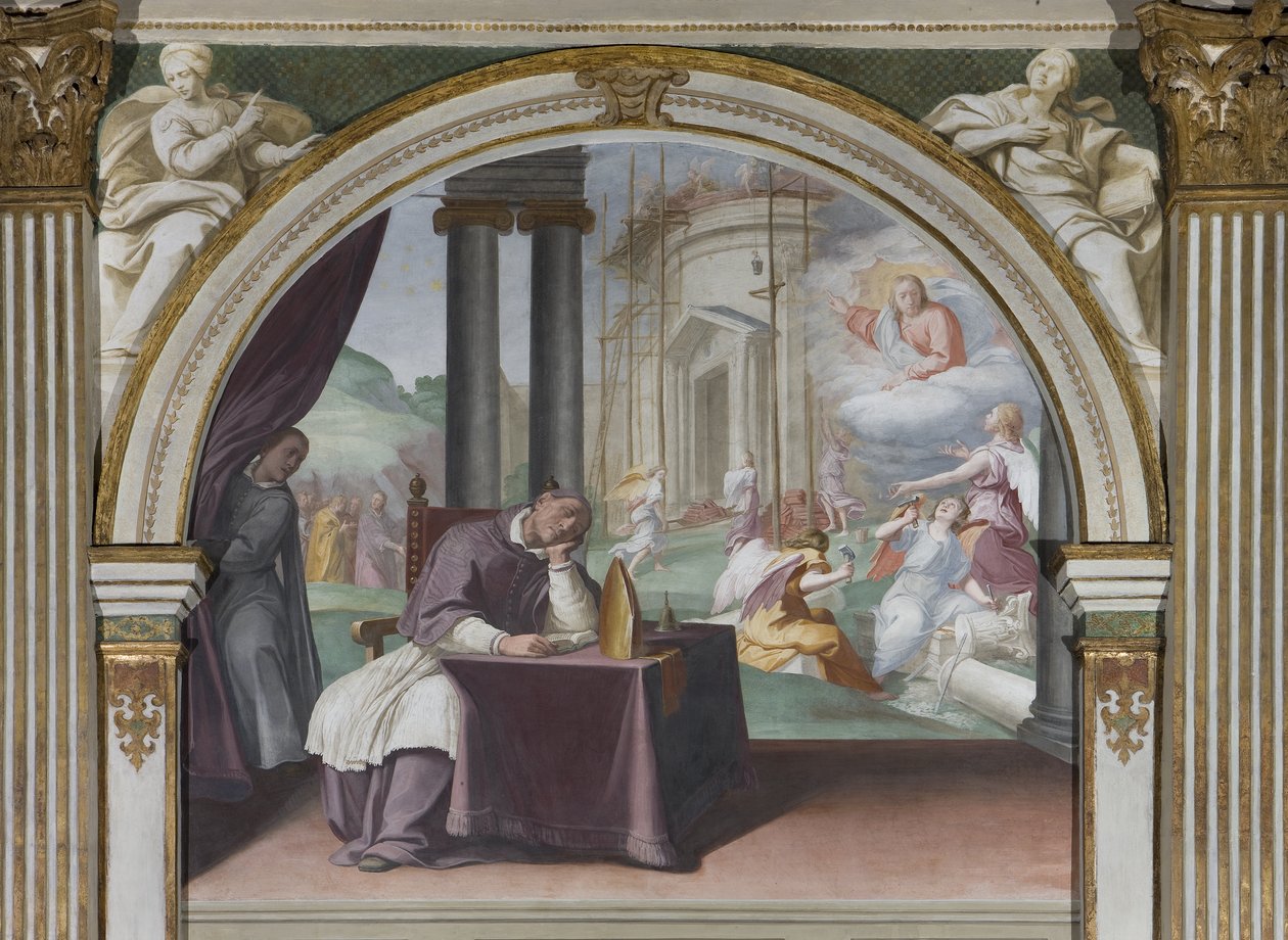 Szent Hugh álma, 1629 alkotó: Daniele Crespi