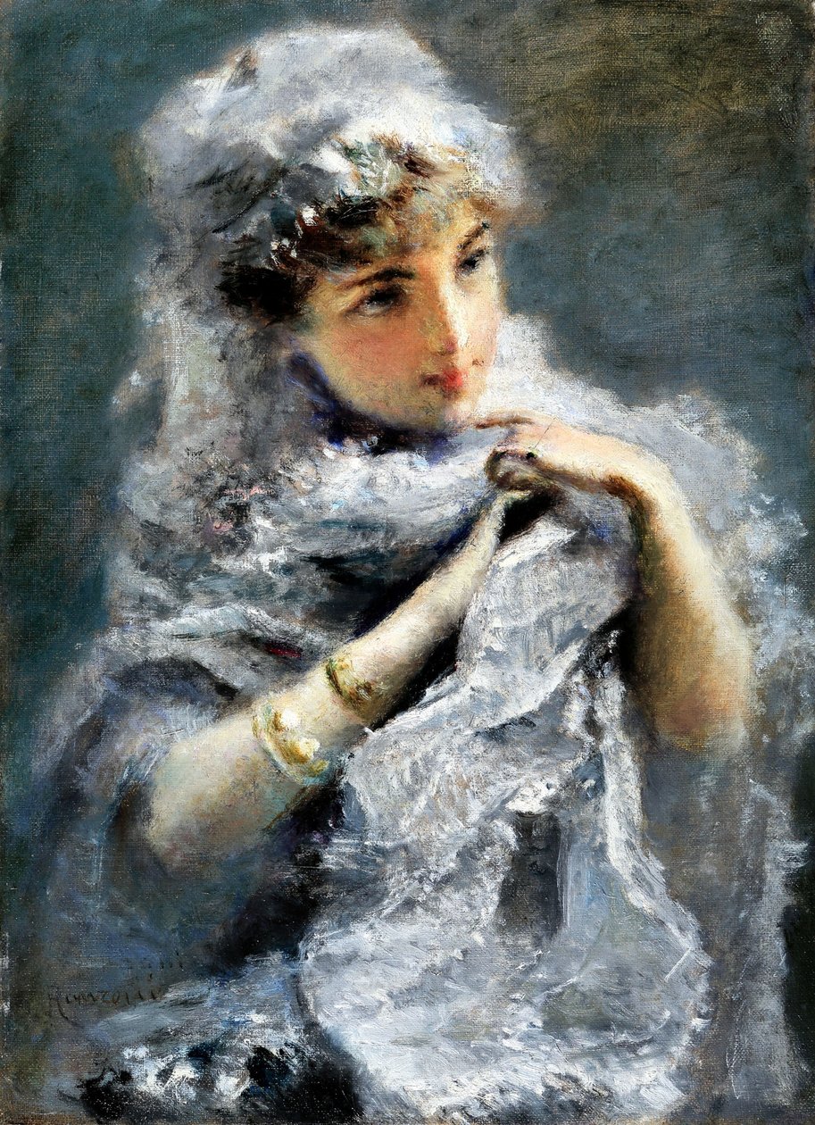 Az angol lány, 1886. alkotó: Daniele Ranzoni