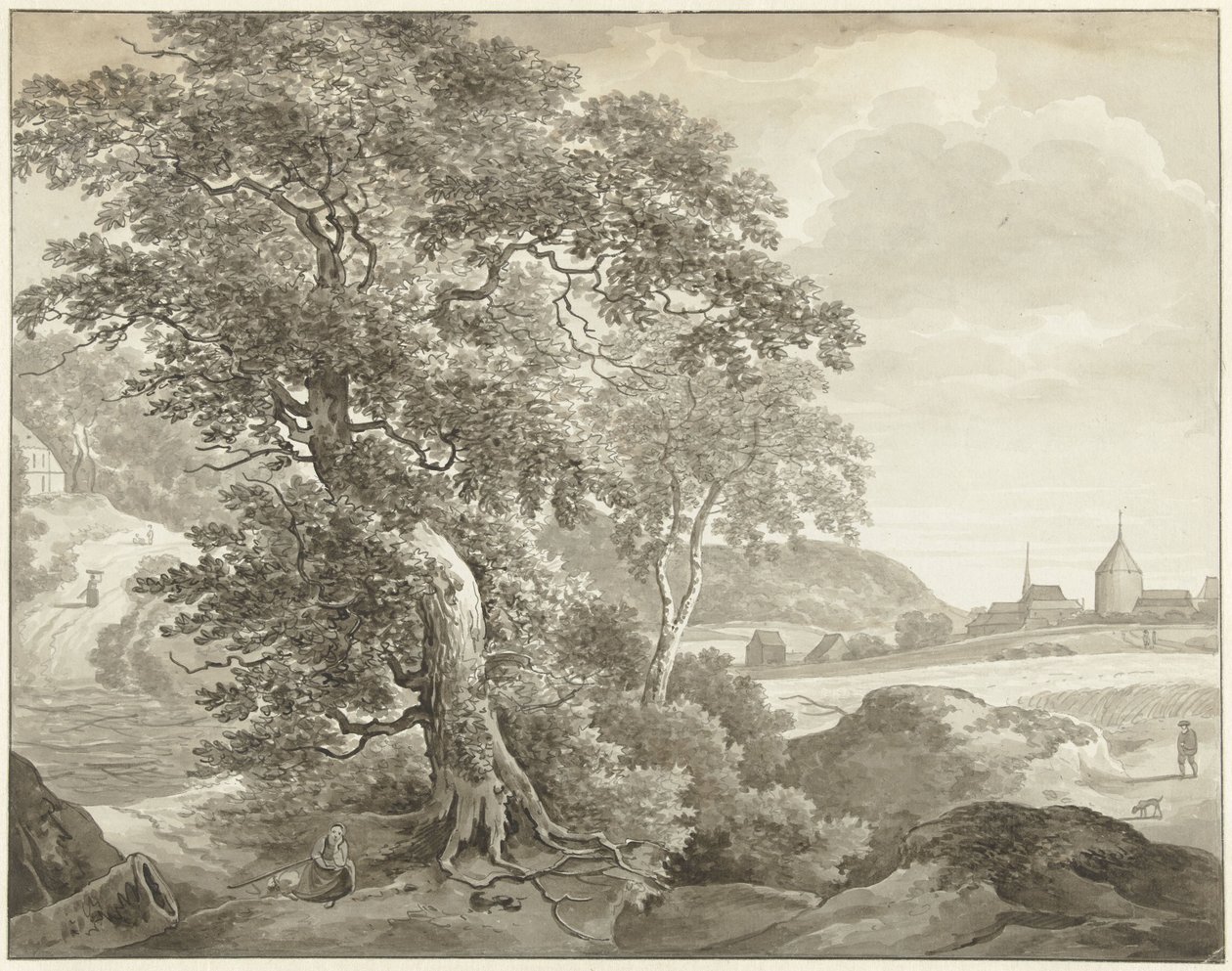 Táj Ruisdael felé alkotó: Daniël Dupré