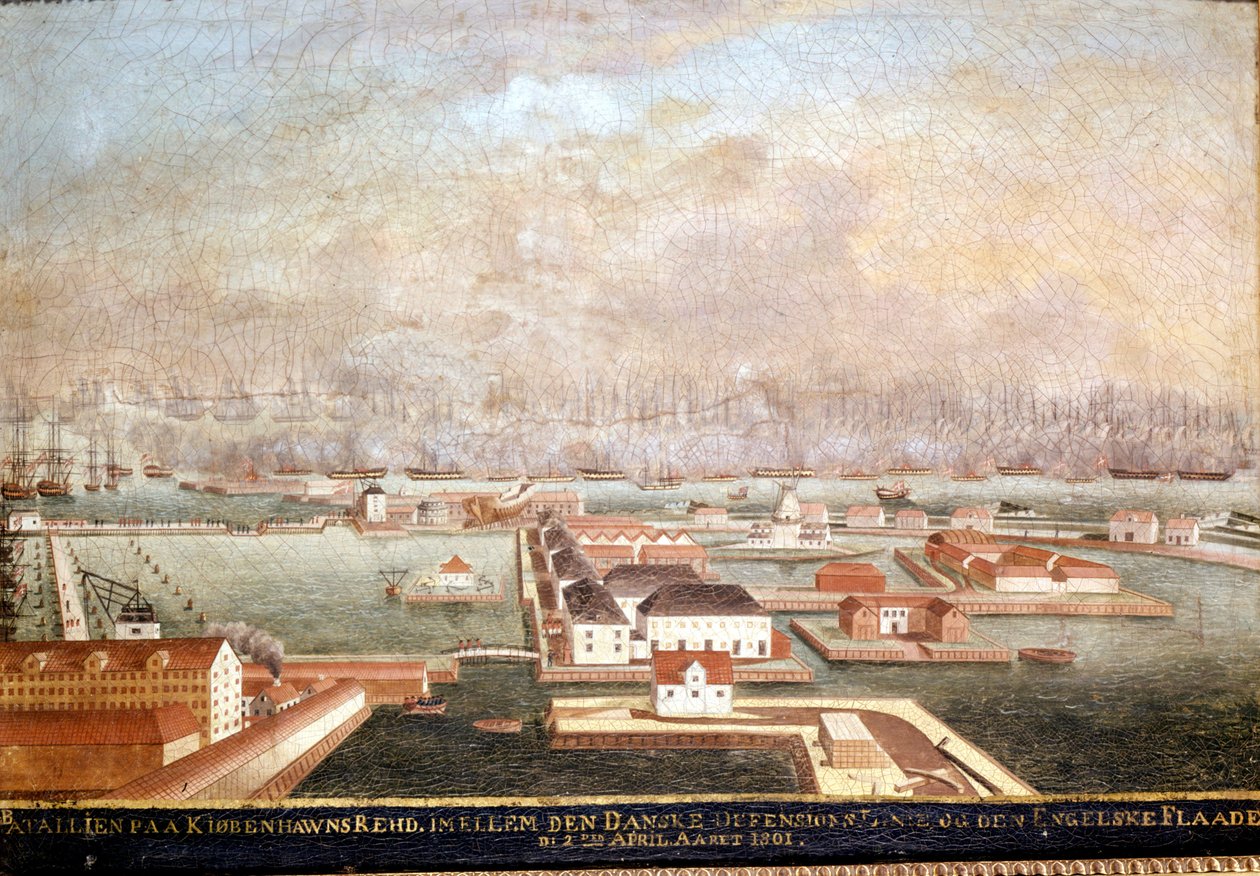 Koppenhágai csata, 1801 alkotó: Danish School