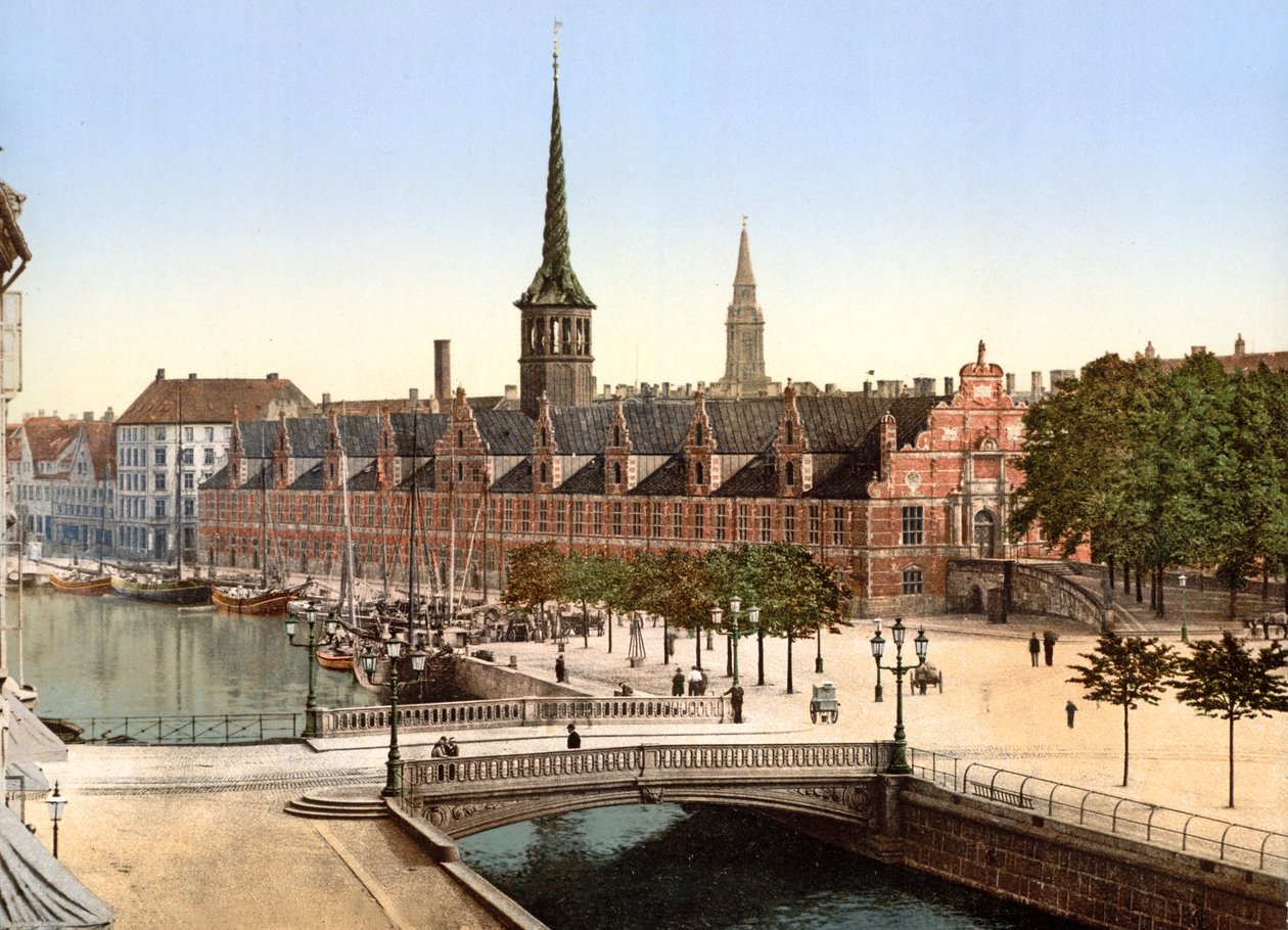 A régi tőzsde, Koppenhága, 1890-1900 alkotó: Danish Photographer