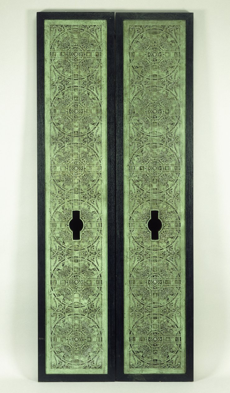 Két liftpanel, 1894-1895 alkotó: Dankmar Adler