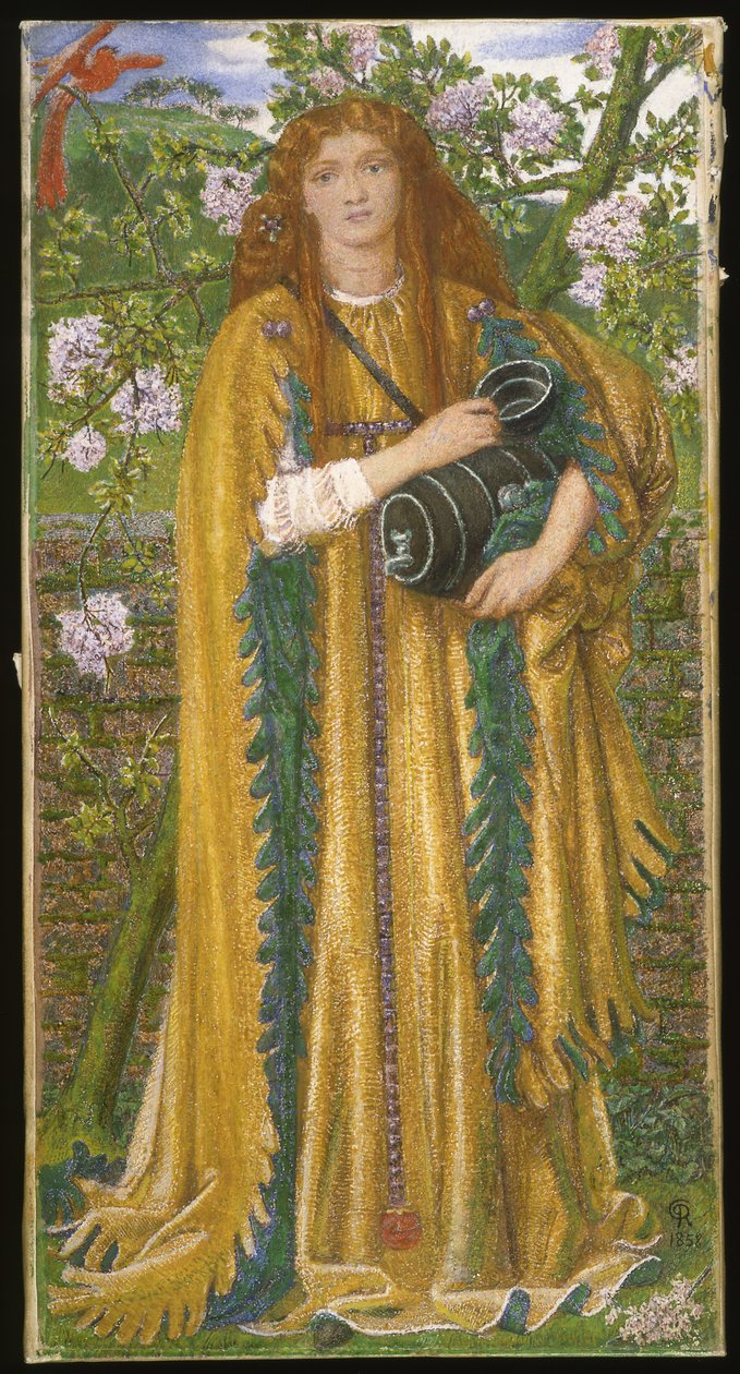 Aranyvíz (Princess Parisade) 1858 körül alkotó: Dante Gabriel Charles Rossetti