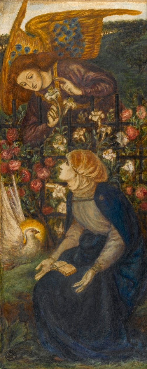 Angyali üdvözlet, 1861 alkotó: Dante Gabriel Charles Rossetti