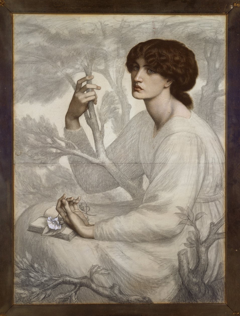 Napi álom, 19. század (színes kréták papíron) alkotó: Dante Gabriel Charles Rossetti