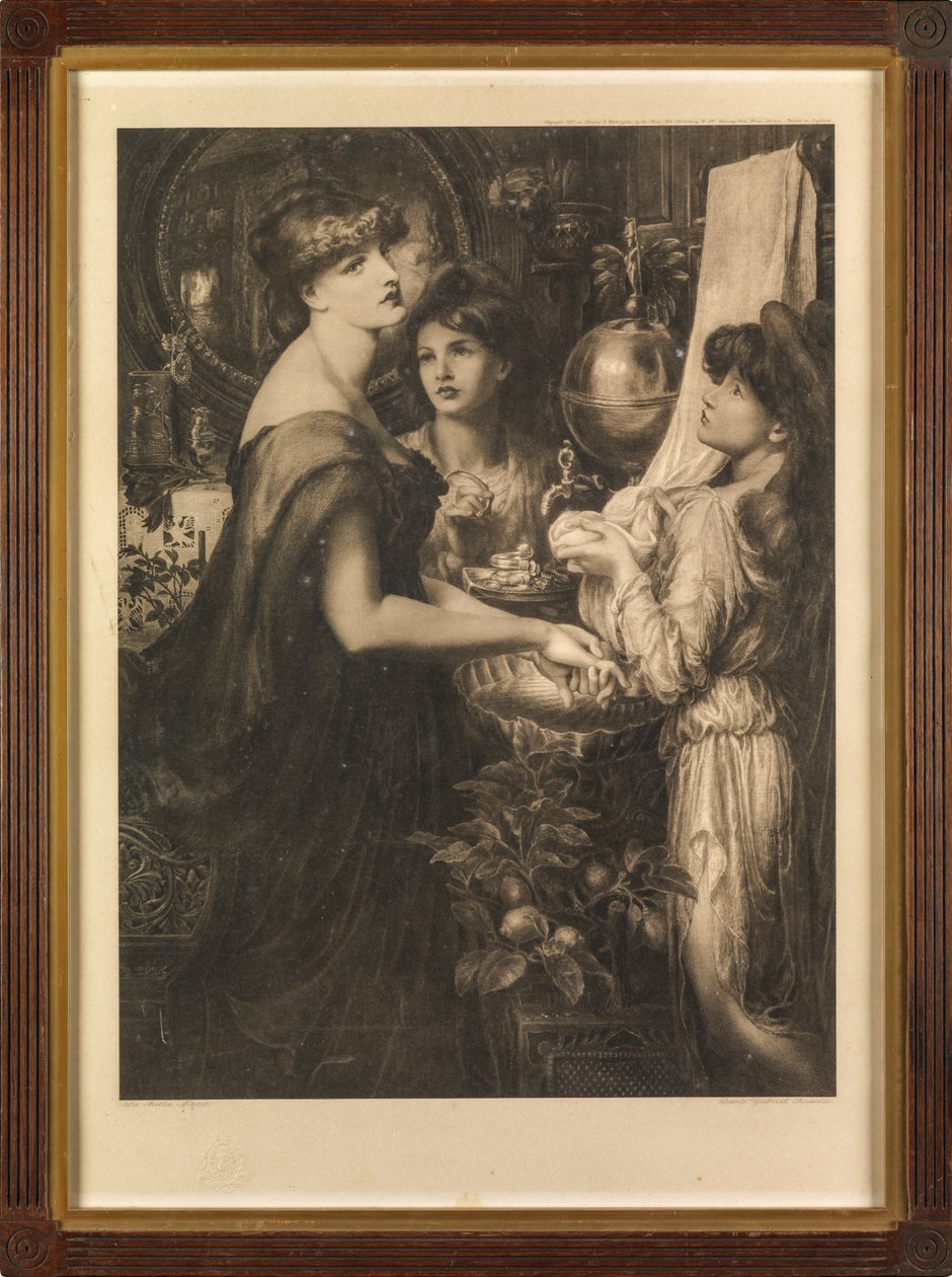 A gyönyörű kéz alkotó: Dante Gabriel (after) Rossetti