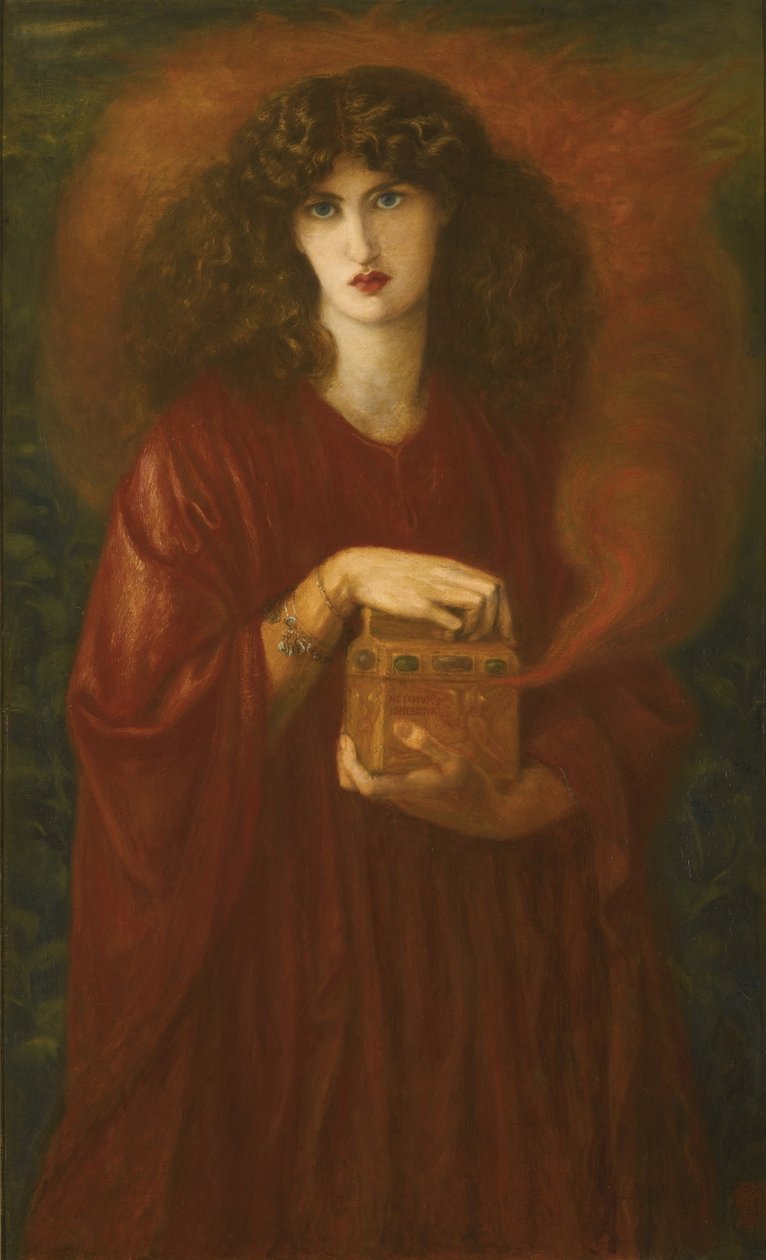 Pandora, 1871 alkotó: Dante Gabriel Charles Rossetti