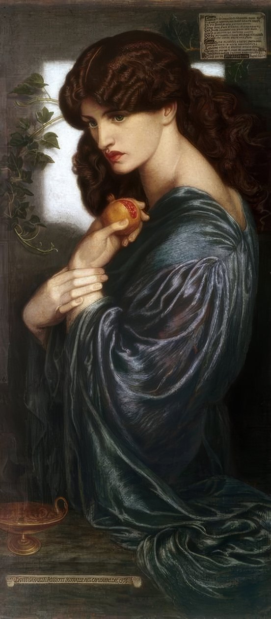 Proserpina alkotó: Dante Gabriel Charles Rossetti