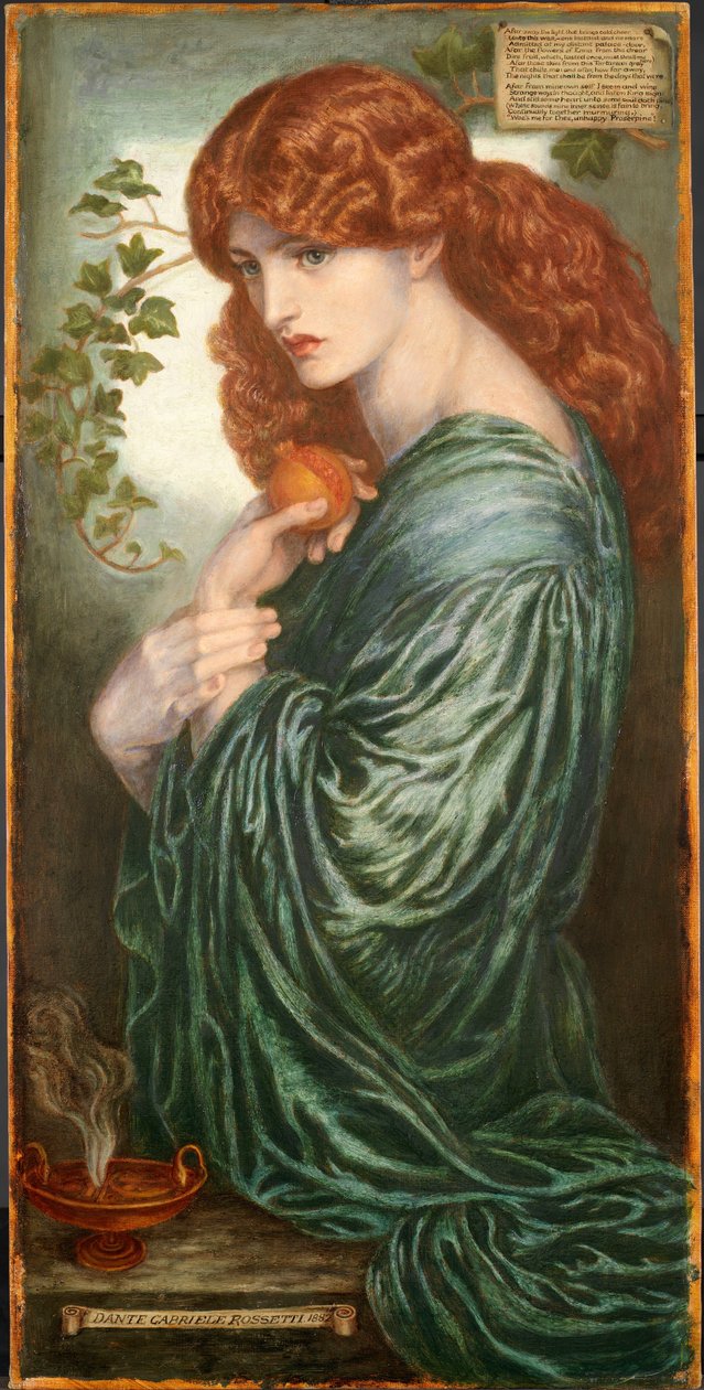 Proserpine alkotó: Dante Gabriel Rossetti