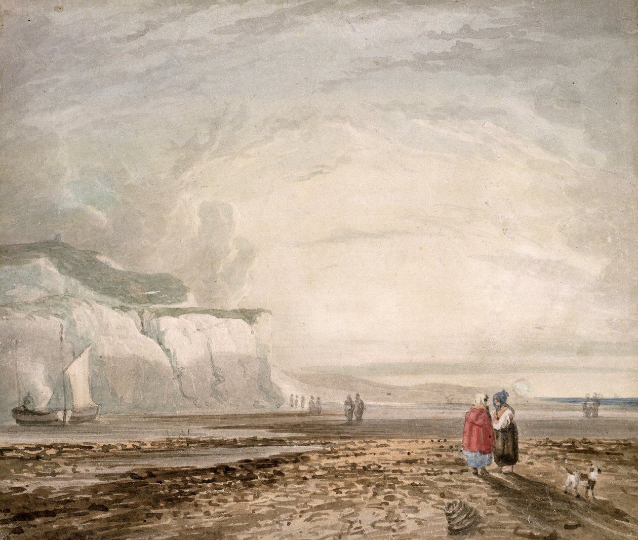 Tengerparti kilátás alkotó: David Cox