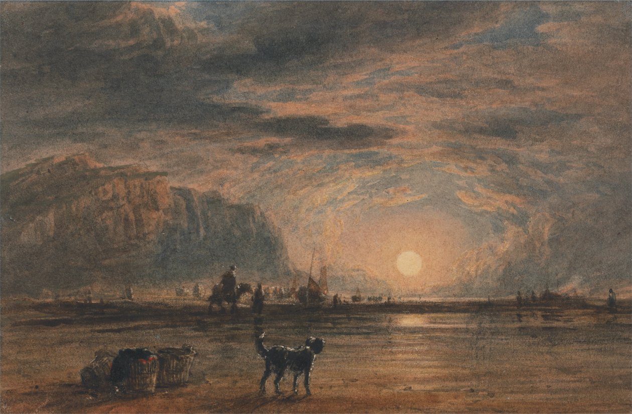 Strandjelenet alkotó: David Cox