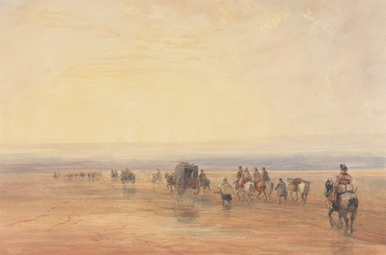 Lancaster Sands átlépése alkotó: David Cox
