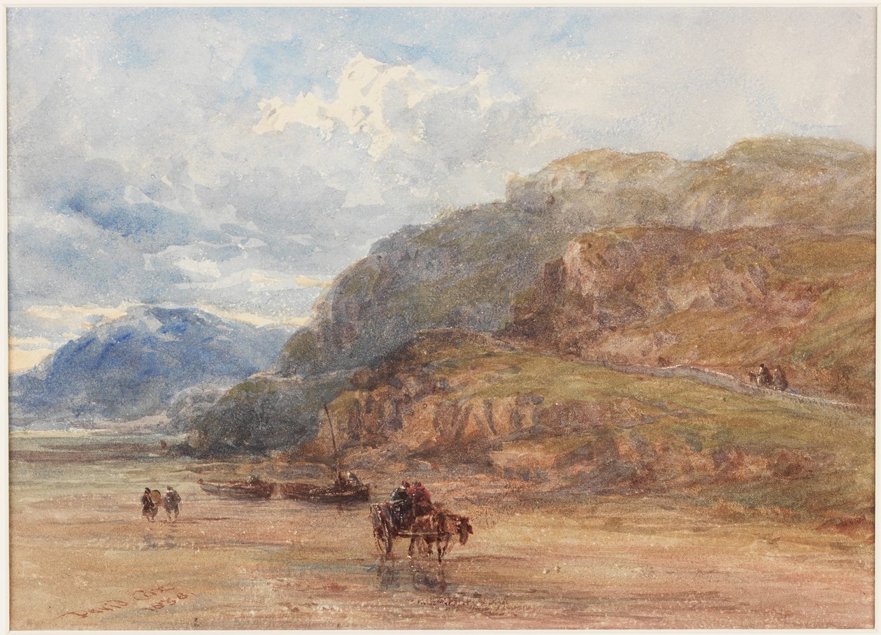 Hegyvidéki táj (testszín) alkotó: David Cox