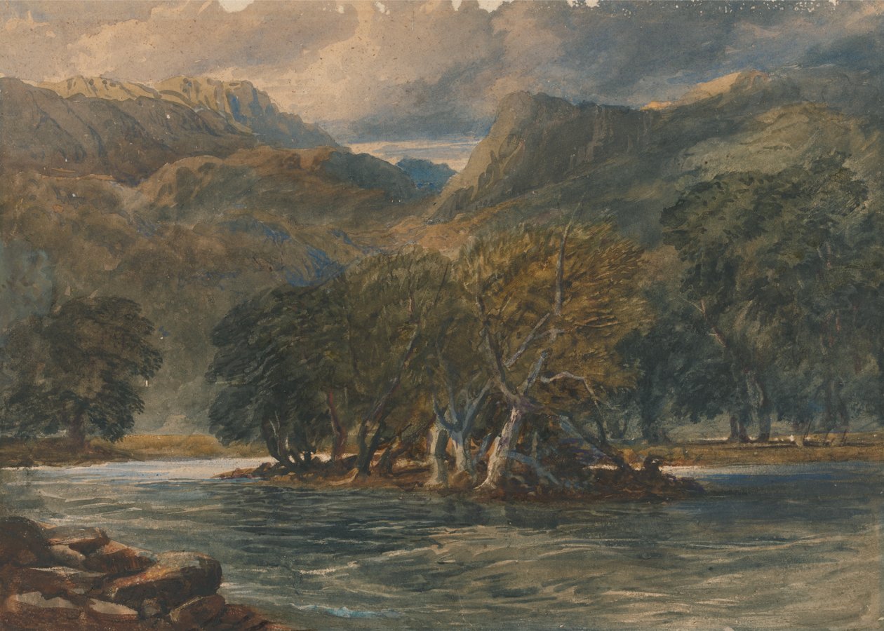 A Conway folyón, Észak -Walesben alkotó: David Cox