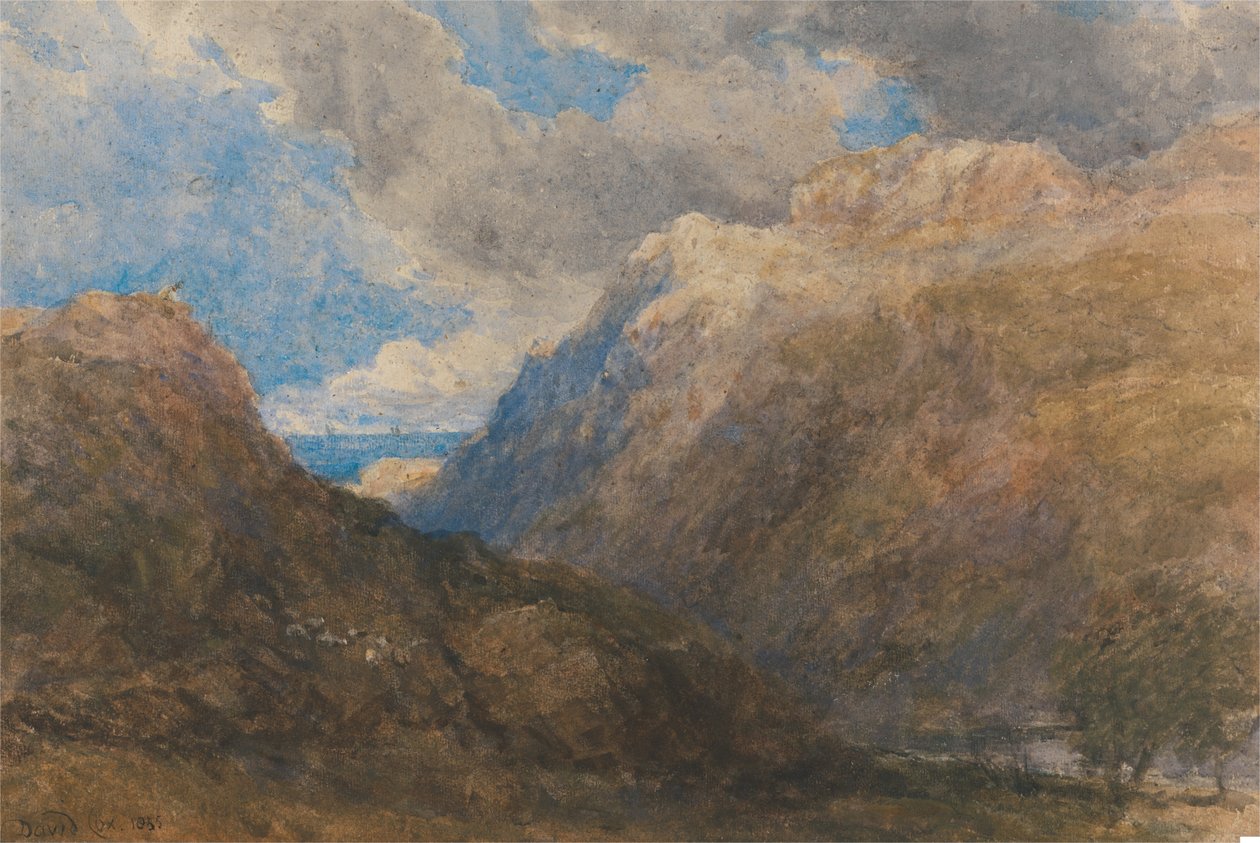 Penmaenmawr alkotó: David Cox