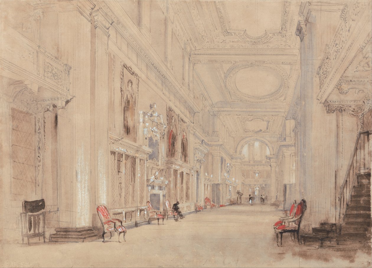 Portrégaléria, Hardwick Hall, Derbyshire alkotó: David Cox