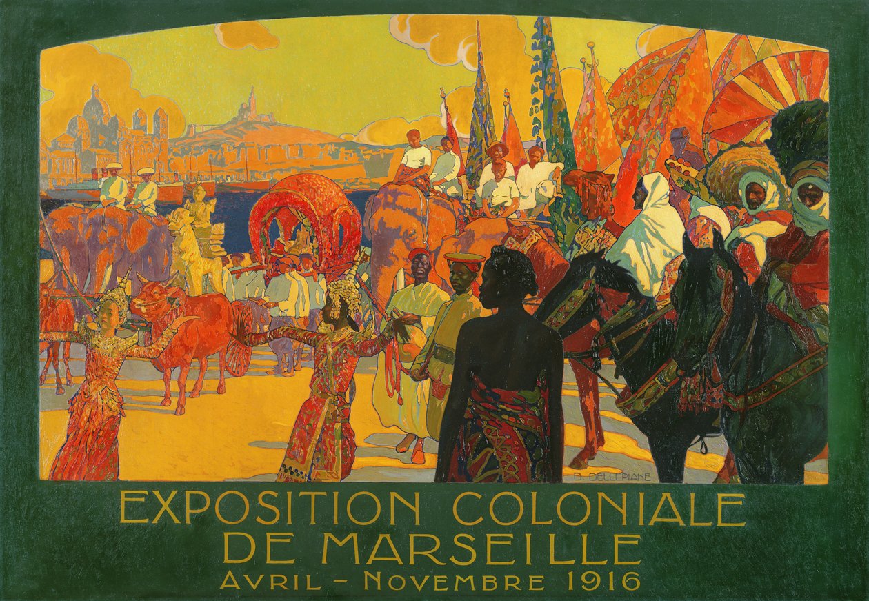 Nemzeti Gyarmati Kiállítás, Marseille, 1916. április-november, 1922 alkotó: David Dellepiane
