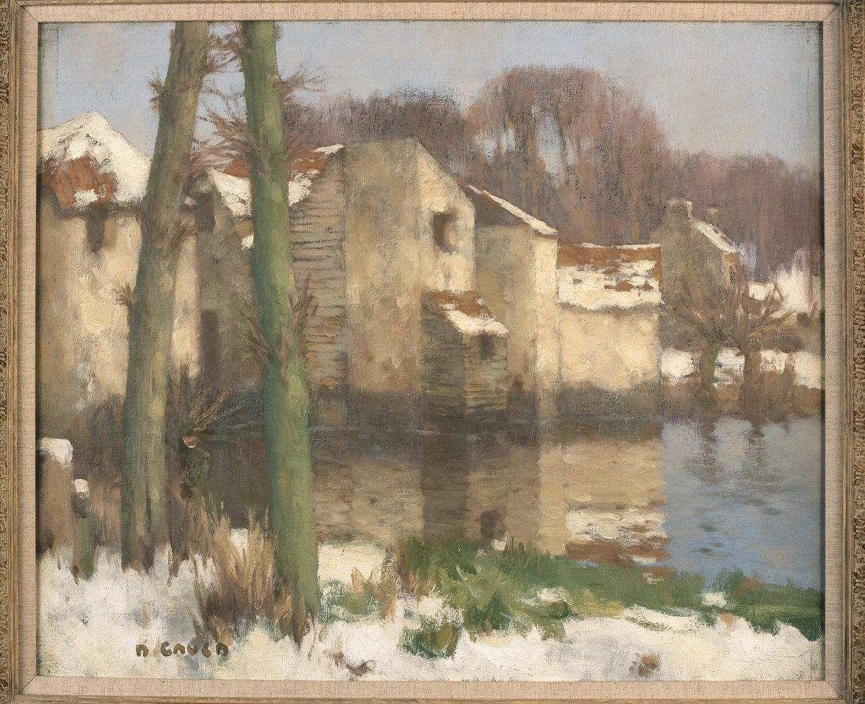 Tél Normandiában alkotó: David Gauld