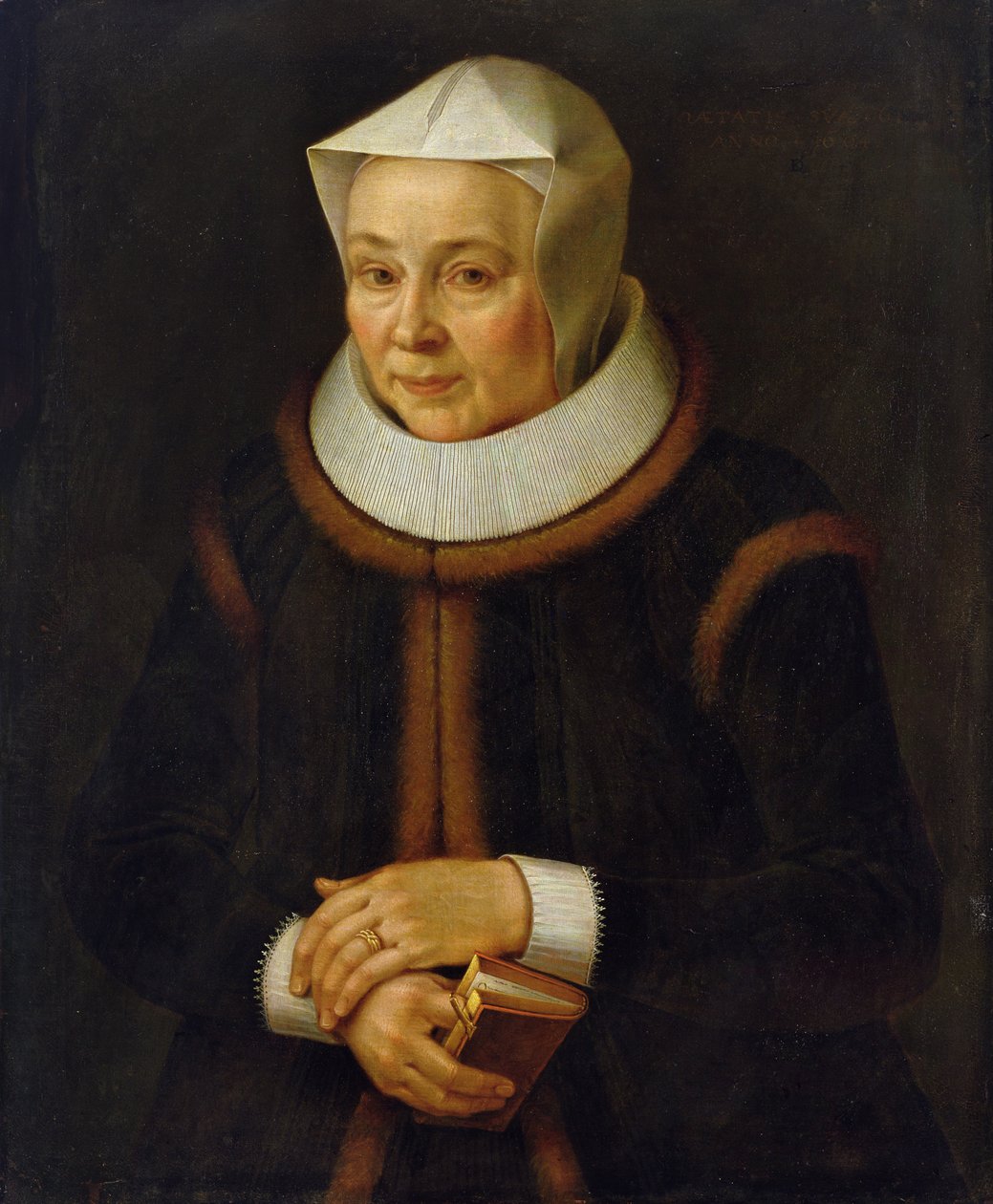 A művész anyjának portréja, 1604 alkotó: David Kindt