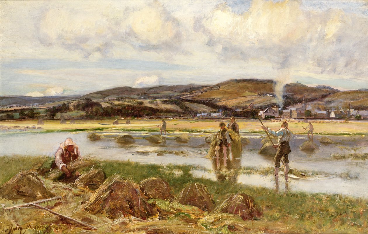 A nádgyűjtők alkotó: David Murray