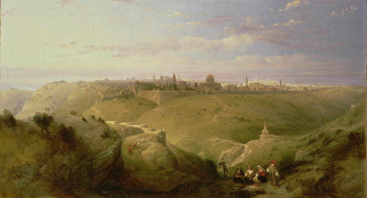 Jeruzsálem, 1842 alkotó: David Roberts