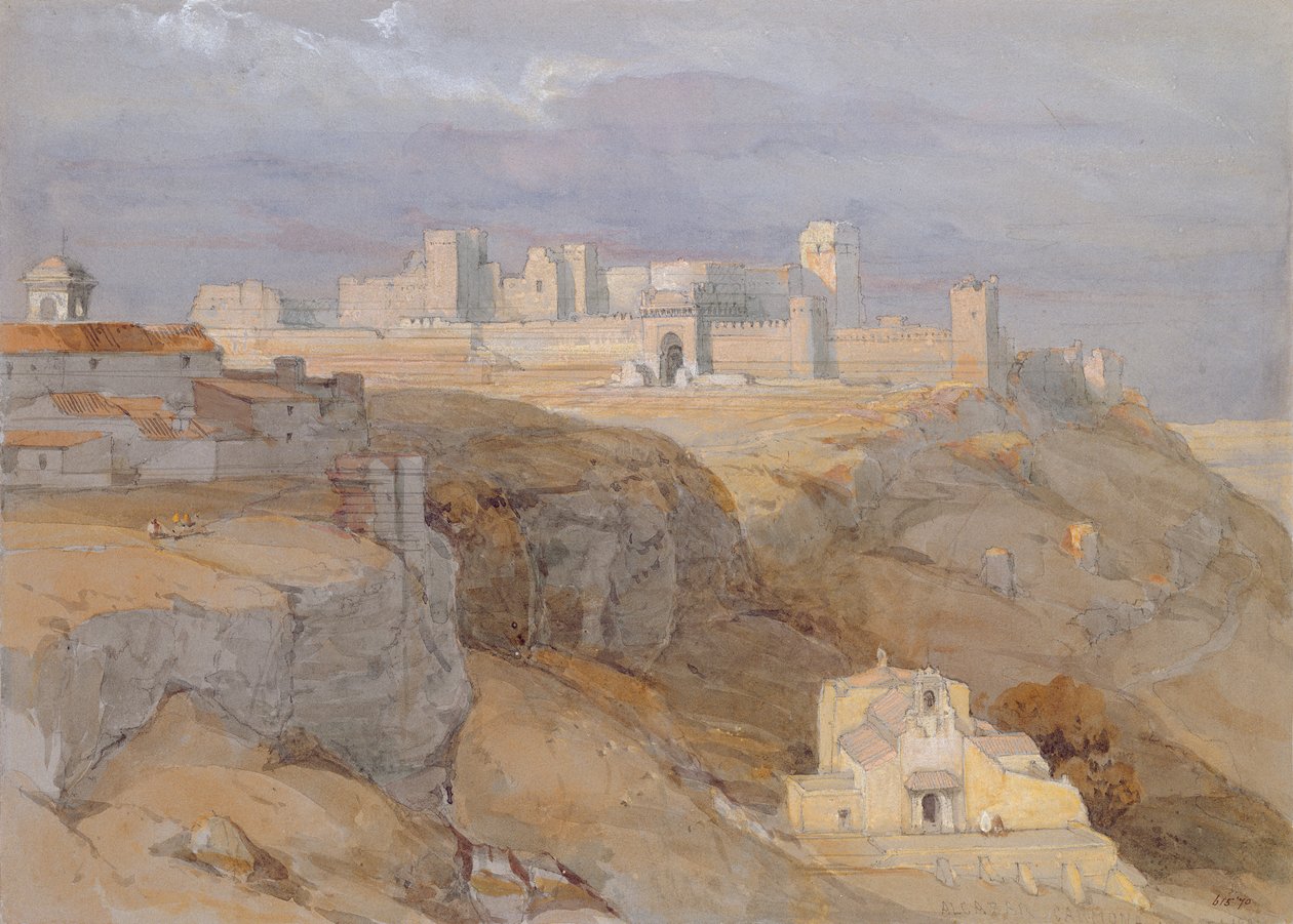 A Carmona-i Alcazar, Andalúzia alkotó: David Roberts