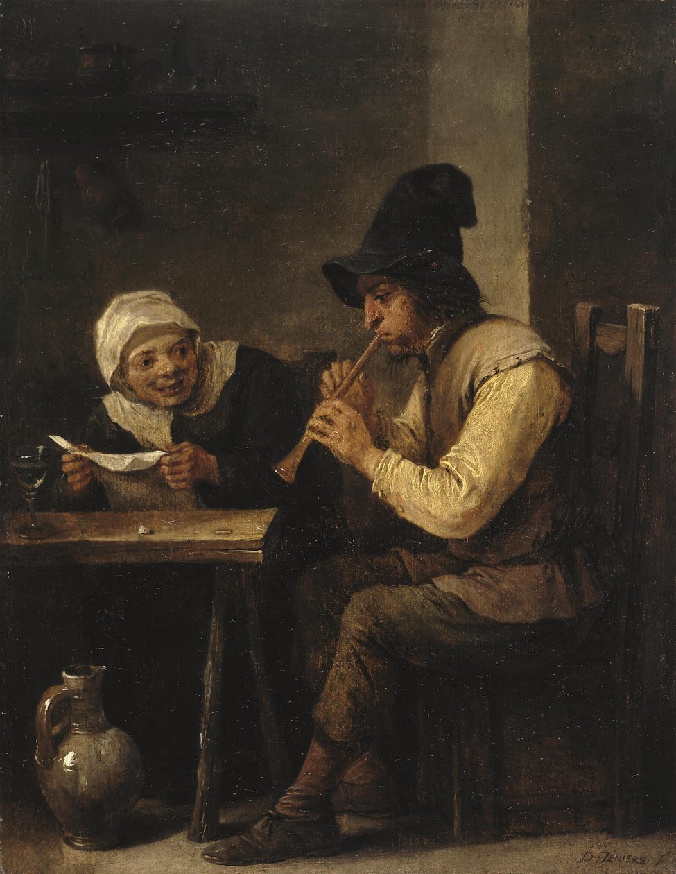 Duett alkotó: David Teniers the Younger