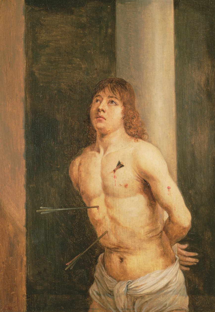 Szent Sebestyén, 1651-56 (panel) alkotó: David Teniers the Younger