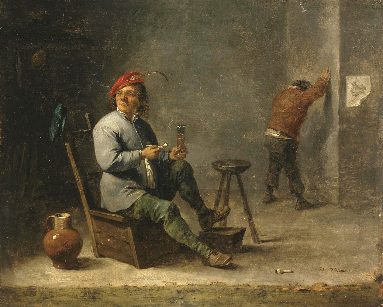 Dohányos alkotó: David Teniers the Younger