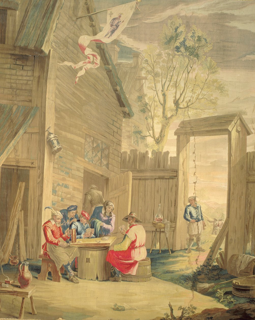 A Kártyajáték alkotó: David Teniers the Younger