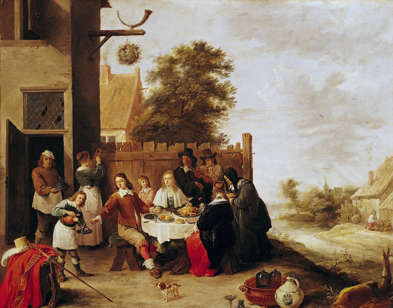 A tékozló fiú ünnepe, 1644 alkotó: David Teniers the Younger