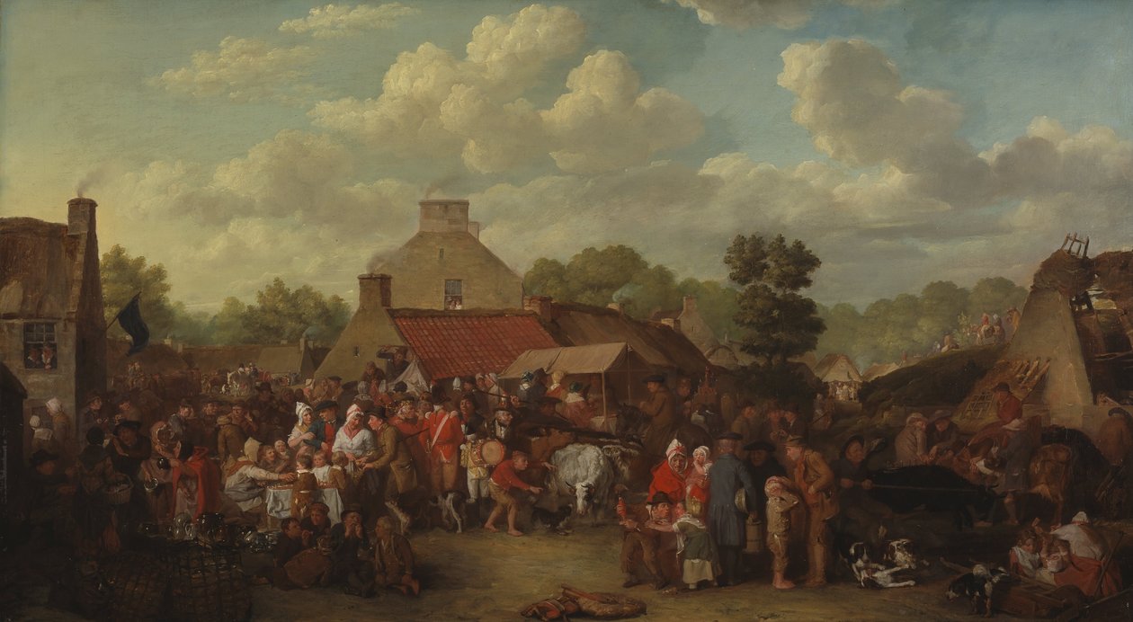 Pitlessie vásár alkotó: David Wilkie