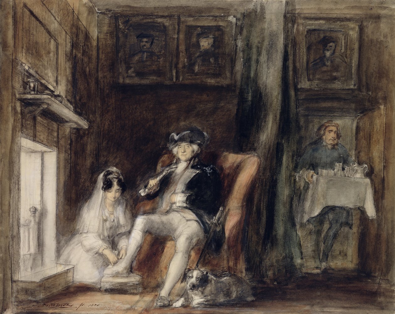 A rokkant kommodor nyugdíjba vonulásakor, 1830 alkotó: David Wilkie