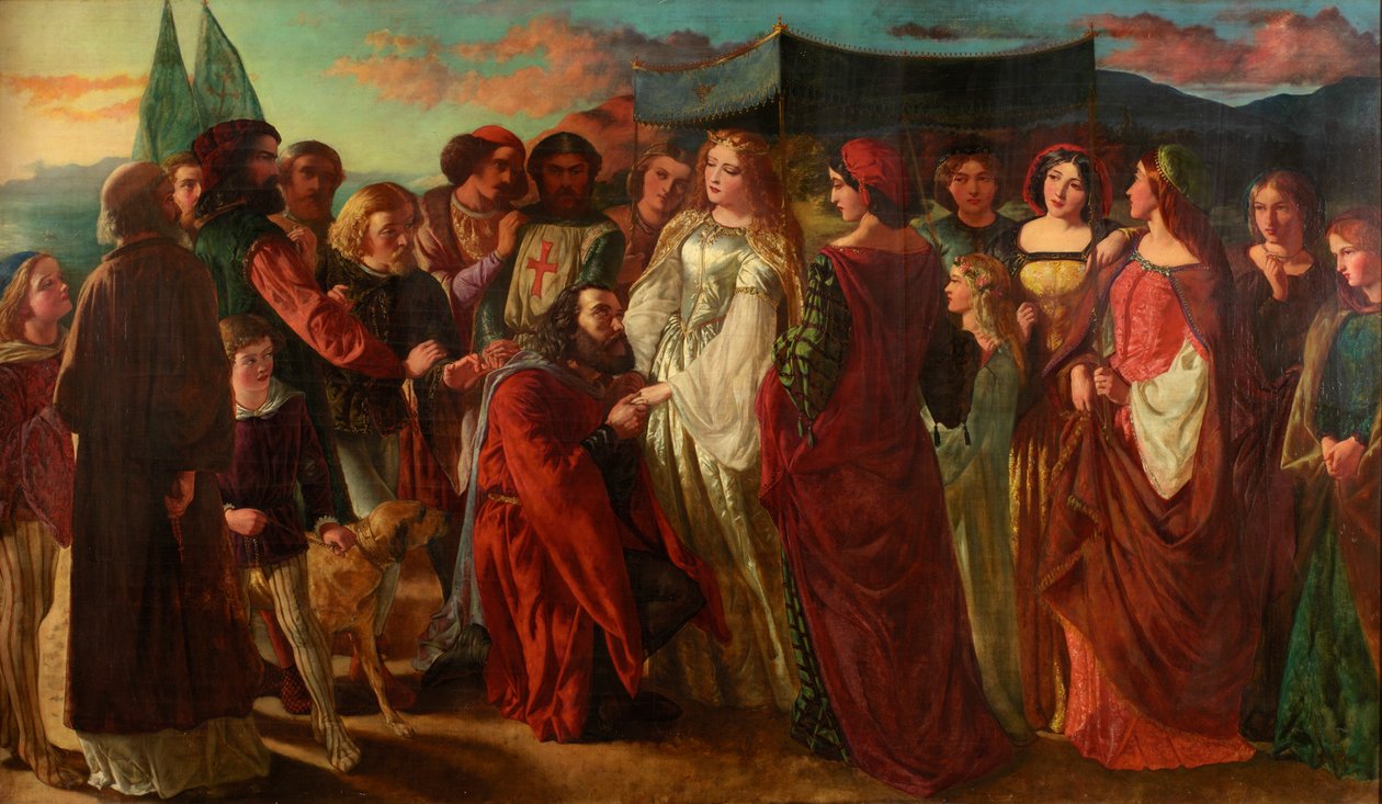 A hölgy lovagja alkotó: David Wilkie