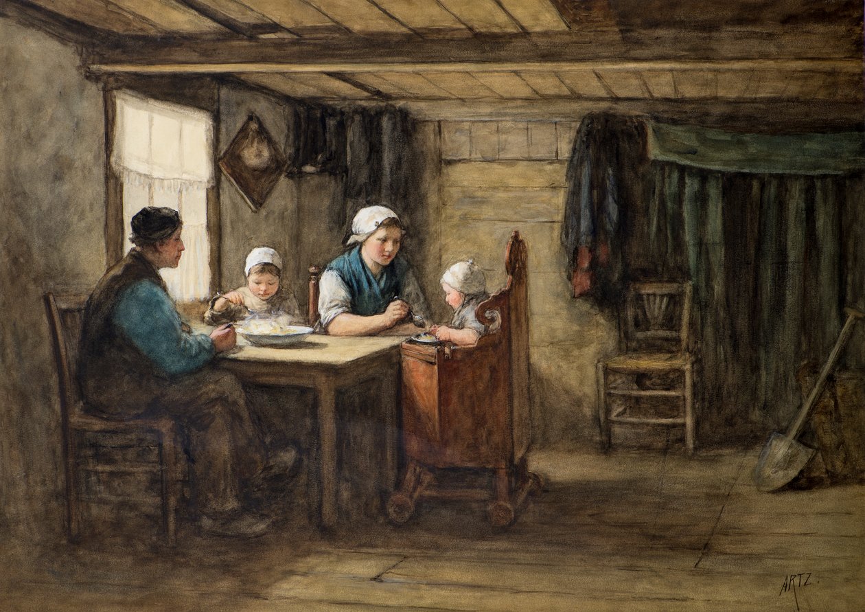 A déli étkezés alkotó: David Adolph Constant Artz