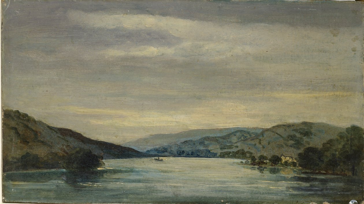 Coniston Water, 1838 alkotó: David Charles Read
