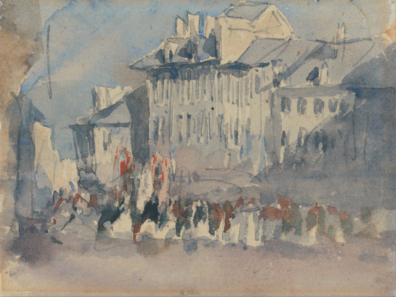 Egy vallási körmenet alkotó: David Cox