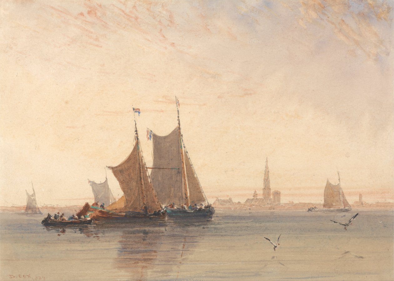 Antwerpen, Reggel alkotó: David Cox