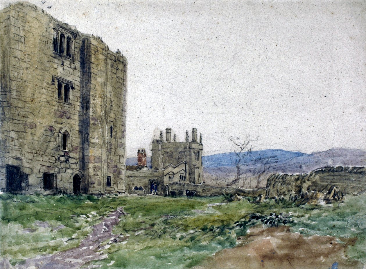 Barden Tower, Yorkshire alkotó: David Cox