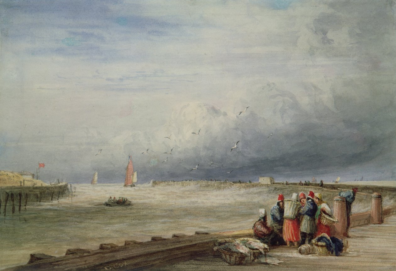 Calais móló (wc) alkotó: David Cox