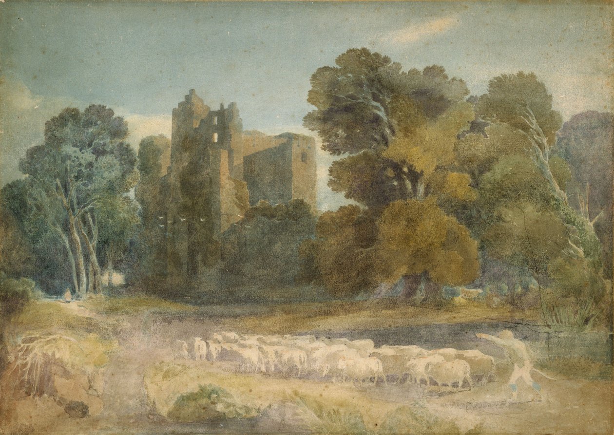 Kenilworth kastély Warwickshire-ben alkotó: David Cox