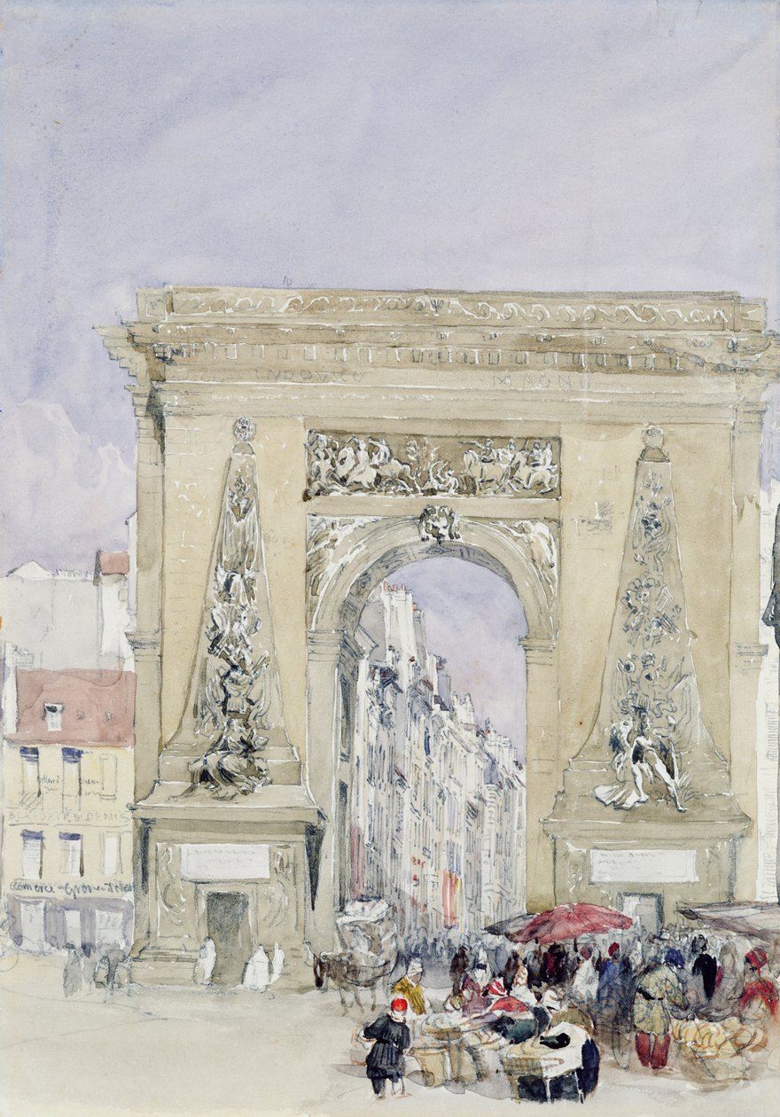 St. Denis kapu alkotó: David Cox
