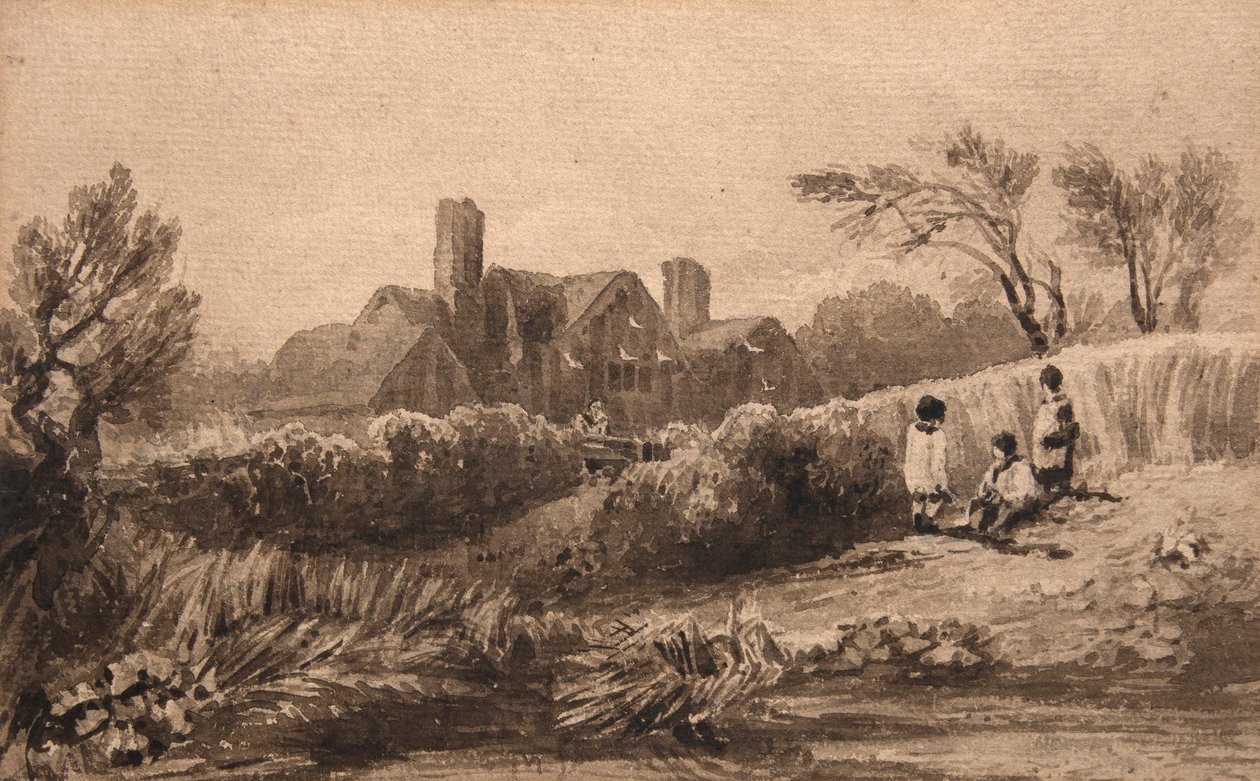 Selly Hill Farm (akvarell) alkotó: David Cox
