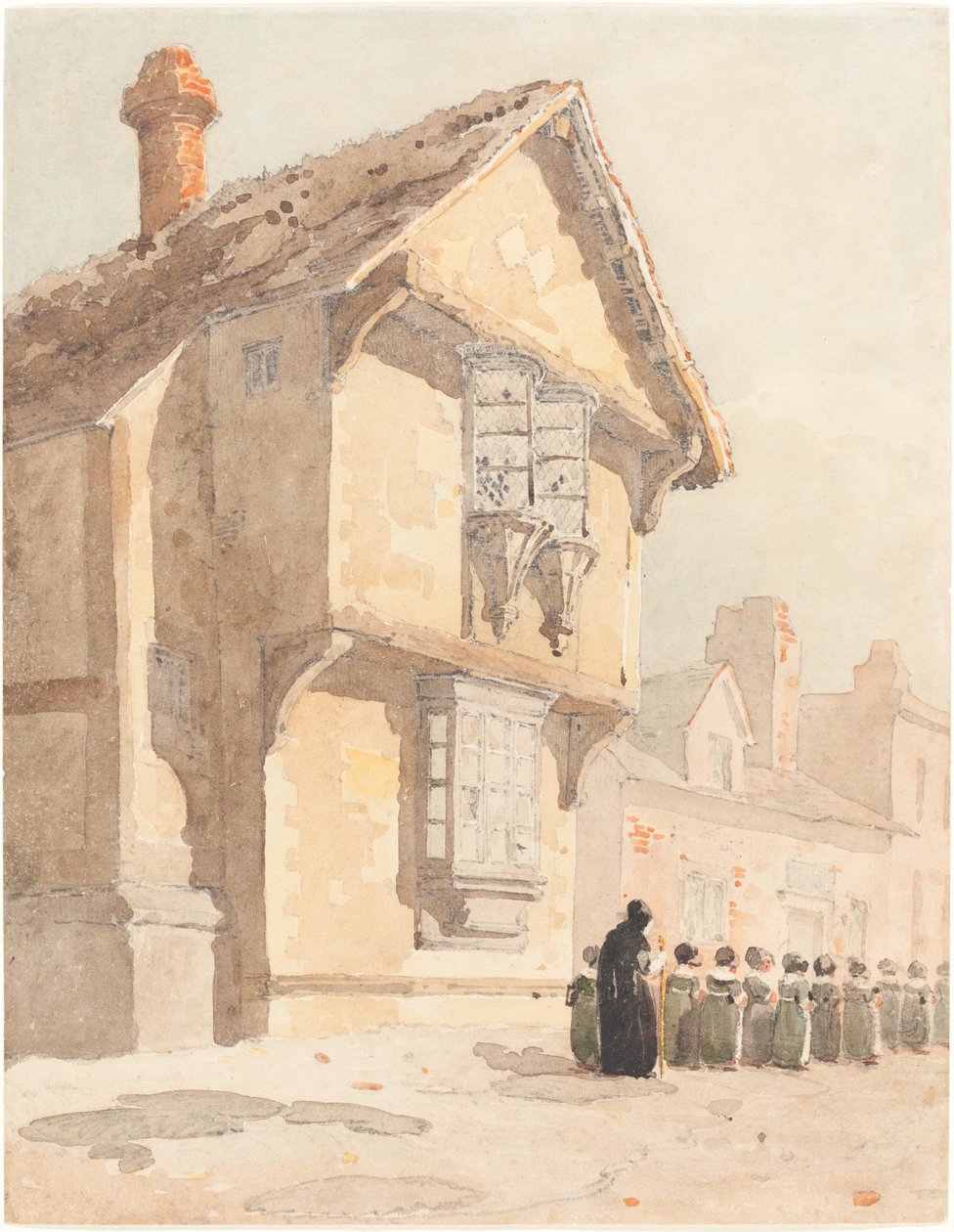 Az iskolai séta alkotó: David Cox
