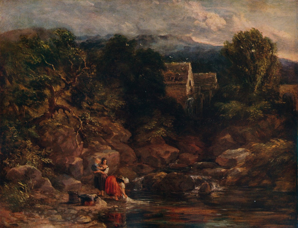 Pandy malom, 1843 alkotó: David Cox the elder