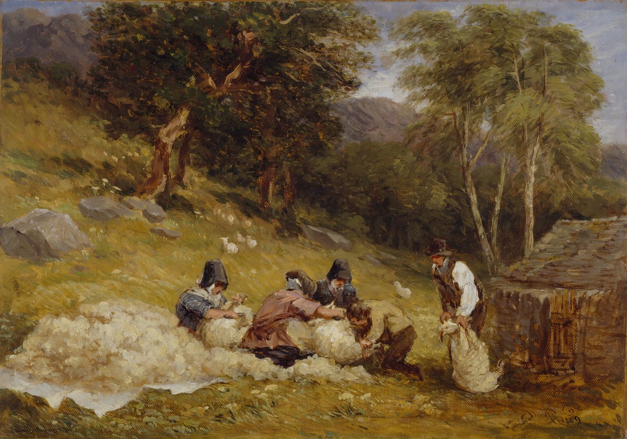 Birkanyírás, 1849. alkotó: David Cox the elder