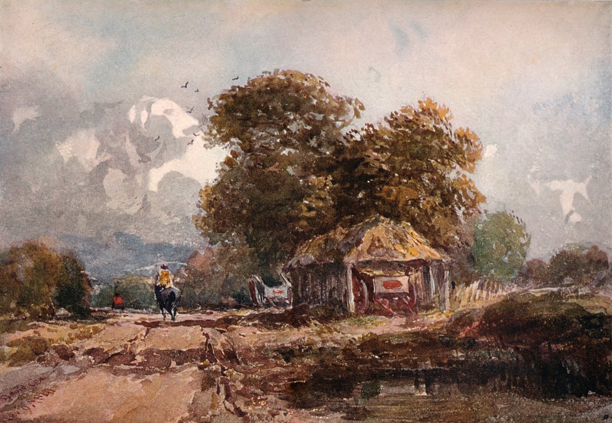 A kocsiszín, 1841 alkotó: David Cox the elder